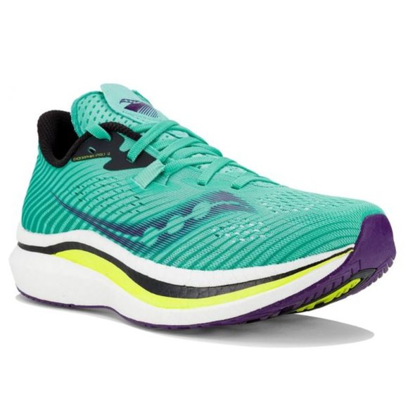 Saucony Women's Endorphin Pro 2 'Cool Mint / Acid' S10687-26 Running Marathon - Picture 1 of 14